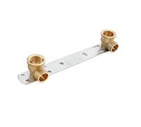 Soporte de ducha oculto de 1,27 cm x 15 mm, longitud de 150 mm, termostático de la barra de grifo de la placa trasera BSP rosca juego de conexión
