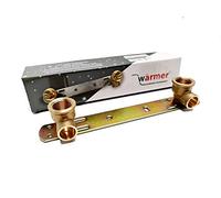 Soporte de ducha oculto/longitud - 150 mm / mezclador termostático barra trasera placa trasera BSP rosca grifo conexión conjunto 15 x 1/2 x L 150