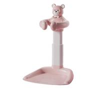 Soporte de ducha para niños | Soporte de bañera con soporte para shower de pie | Asiento de baño Mango de silla Mango de baño portátil ajustable para mamá