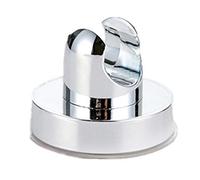 Soporte de ducha sin pegamento sin clavos, base de boquilla para el hogar, fuerte capacidad de carga, accesorios de baño, soporte de cabezal de ducha con succión