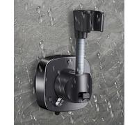 Soporte de Ducha sin Taladro con Ventosa | Soporte Alcachofa de Ducha Giratorio 360° y Ajustable | Universal, Antideslizante, Resistente a la Oxidación | Montaje en Segundos
