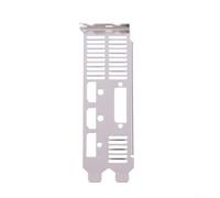 Soporte de E/S para tarjeta gráfica, protector de placa trasera para GTX730 750 1050Ti 1650 Tarjeta gráfica Bisel trasero PCI Reemplazo de la cubierta del soporte (12 cm)