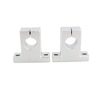 Soporte de eje lineal SK16, 16 mm, 2 unidades, soporte óptico vertical para mesa CNC, compatible con máquinas XYZ, ideal para aplicaciones industriales y robots, SK16
