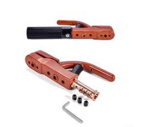 Soporte de electrodo de 300 A/800 A para soldadura MMA, abrazadera de latón resistente con mango aislado, compatible con varillas de soldadura de 1/4 a 7/8 pulgadas (800 A)