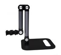 Soporte de electrodos de laboratorio ajustable con soporte de brazo de 30 cm para investigación científica y pruebas, construcción de metal y plástico, color negro