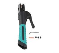 Soporte de electrodos de soldadura TIG de alta resistencia con cabezal de abrazadera de cobre y cómodo agarre ABS para una sujeción estable, color verde