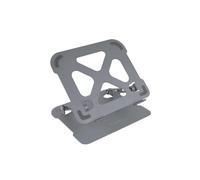TOOQ TQLRS0012-AL-G - Soporte Elevador de Aluminio Ajustable Ergonómico para Portátiles, Color Gris