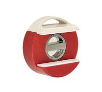 Soporte de enchufe - Clip organizador de acero inoxidable ABS de 3.54 pulgadas, soporte giratorio para regleta de alimentación, herramienta de gestión de cables sin adhesivo con sistema de rotación