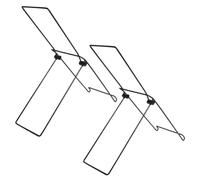 Soporte de energía solar 2 piezas plegable y ligero | Soporte de suelo con panel solar para camping, senderismo, escalada, senderismo, picnic, barbacoa