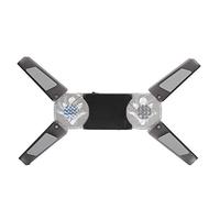 Soporte de enfriamiento para computadora portátil, Enfriador de computadora portátil Ajustable retráctil Plegable para computadora portátil para computadora para computadora portátil