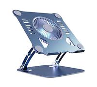 Soporte de enfriamiento para computadora portátil para Juegos Soporte Ajustable para computadora portátil Ventilador Potente Flujo de Aire Tabletas Enfriador de Almohadilla para radiador de de