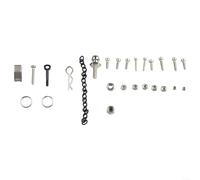 Soporte de enganche de remolque de metal para 1/10 RC Crawler - Compatible con Traxxas para TRX4, para Axial para SCX10 y 90046 Crawler Cars - Accesorio de barra trasera de diseño dividido