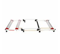 Soporte de entrenamiento de bicicleta de interior, plegable, de aleación de aluminio, silencioso, para bicicletas de montaña y carretera, rodillo de ciclismo para uso doméstico