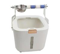 Soporte de entrenamiento para orinal de pájaros con cubo desmontable relajante para loros, cacatúas, tortolitos, lugar de descanso