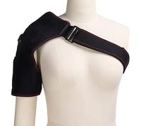 Soporte de Envoltura de Hombro Calentado Eléctrico, Masaje de Compresa Caliente Suave Y Cómodo, Alivio del Dolor de Hombro Ajustable de 3 Engranajes