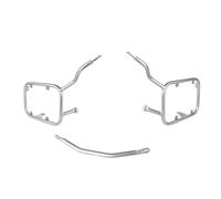 Soporte De Equipaje Lateral Acero Inoxidable para BMW F900XR 2019-2025, para Alforjas Motocicleta(Plata)