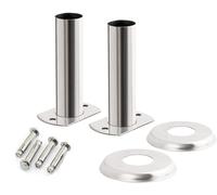 SOPORTE DE ESCALERA DE PISCINA DE ACERO INOXIDABLE Ø 40 MM, PIES PARA ESCALER...
