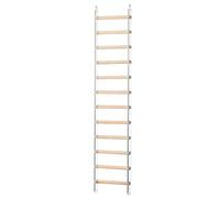 Soporte de escalera para jaula de pájaros, accesorio de escalada para periquitos, gancho giratorio 360°, escalera de escalada para, periquitos, periquitos, cacatúas, para ejercicios de pájaros en