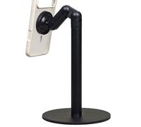 Soporte de escritorio ajustable - Soporte para teléfono para grabación de vídeo | Metal + ABS con soporte giratorio de 360 grados, soporte estable para transmisión en vivo, configuración de películas