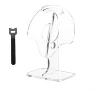 Soporte de escritorio negro para Shokz para auriculares openrun Black | Aspecto moderno y elegante, construcción acrílica transparente, se adapta perfectamente a los modelos de conducción ósea