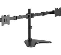 Soporte de escritorio para 2 monitores de 20 kg (17-35) (negro) - AISENS
