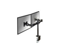 Soporte de escritorio para 2 pantallas LCD - NEWSTAR Full Motion Dual Desk Mount (abrazadera) FPMA-D960D - Negro