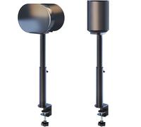 Soporte de Escritorio para Altavoces Compatible con Sonos Era 100 y 300 - Altura Ajustable 34,5-46 cm, con Gestión de Cables Oculta, Carga Máx. 5 kg, Juego de 2, Negro