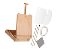 Soporte de escritorio para bocetos, soporte de arte de madera para pintura en hogar, ejercicios en, dibujo de pasatiempos, comodidad para dibujar en, uso creativo de espacio de