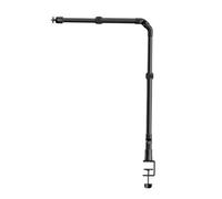Soporte de escritorio para cámara ZJ02, brazo extensible de 65 cm y abrazadera en C de 4,8 cm