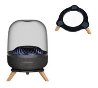 Soporte de escritorio para Harman Kardon Aura Studio 4 y Studio 3, soporte de altavoz protector de audio, base de madera acrílica para Aura Studio 4/3, SoundSticks 4