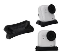 Soporte de escritorio para Insta360 GO Ultra, soporte de cámara de bolsillo, base antideslizante, soporte fijo, soporte multiángulo, acoplamiento de mesa, estabilizador de montaje vertical (negro)