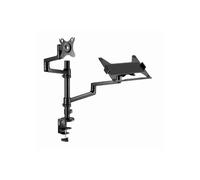 Soporte de escritorio para monitor y portátil - GEMBIRD - 17-32 pulgadas - Acero - Rotación 360 - Carga 16 kg