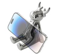 Soporte De Escritorio para Móvil,Porta Teléfonos con Forma De Ciervo para Escritorio - Figura Decorativa De Animal En Cerámica, Soporte Estable para Estudiantes Y Trabajadores