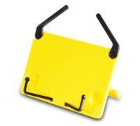 Soporte de escritorio para partituras de escritorio, ángulos ajustables, soporte de música de mesa con clip de papel, extensible, soportes de lectura para partituras al aire libre
