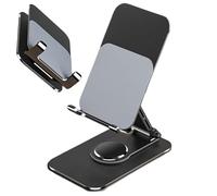 Soporte de escritorio para teléfono celular, soporte de escritorio para teléfono celular,Puerta de teléfono giratoria de aleación de aluminio | Soporte para dispositivos electrónicos, suministros de