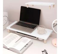 Soporte de escritorio, soporte compacto para monitor de computadora, soporte de escritorio con altura ajustable.