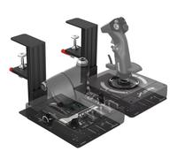 Soporte de escritorio universal Juyeer Hotas compatible con Thrustmaster T.16000M FCS, TCA Officer Pack Airbus/Quadrant Boeing Edition, Sol-R2, WINWING URSA MINOR, Logitech X52/X56 y así sucesivamente
