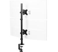 Soporte de Escritorio VIVO para Monitores Ultra Anchos Apilados Verticalmente, Ajustable para 2 Pantallas de hasta 45 Pulgadas