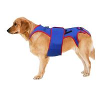 Soporte de espalda para perros pequeños, soporte de espalda para perros pequeños, anillo en D y tiras reflectantes, soporte protector de espalda que ayuda a aliviar el daño de la espalda de los perros