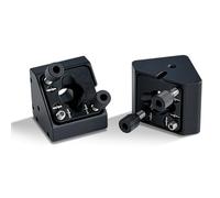 Soporte de espejo ajustable tipo jaula, marco de conversión de camino de luz de ángulo recto de 16 mm, elemento óptico de aleación de aluminio para uso en laboratorio