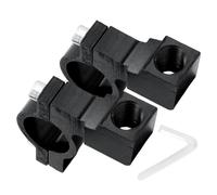 Soporte de Espejo de Motocicleta | 2 Piezas Soporte Universal de Aluminio - Soporte de Manillar - Para Bicicleta, Motocicleta, Scooter, Ciclismo, Senderismo, Viajes, Seguridad