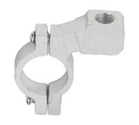 Soporte de espejo retrovisor 22mm Manillar Espejo retrovisor Titular (Plata)