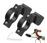 Soporte de espejo retrovisor de motocicleta - 2 piezas de aluminio mango universal montaje manillar | para bicicleta, motocicleta, scooter, ciclismo, senderismo, viajes, seguridad