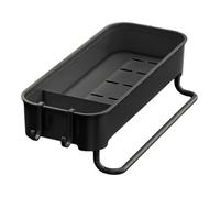 Soporte de esponja de cocina montado en la pared, jabonera para fregadero de cocina - Porta esponja para desagüe fregadero engrosado | Con ganchos y travesaño sin perforación, porta condimentos para