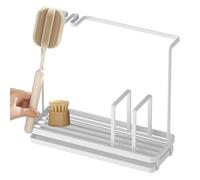 Soporte de esponja de cocina - Soporte de almacenamiento para paños de cocina, diseño de base hueca | Solución de secado portátil y práctica, esponjas de lana de acero adaptadas, cepillos pequeños