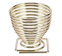 Soporte de esponja de maquillaje para secado y soporte (dorado)