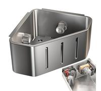 Soporte de esponja genérico | Estante de esquina antióxido con , soporte de esponja para fregadero de cocina, baño, casa, apartamento, encimera, portacepillos de jabón