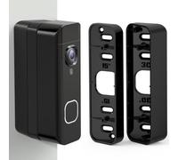 Soporte de esquina de 15°/30°/45° para timbre Blink Doorbell 2K+ (modelo 2026)/2ª generación/1ª generación, kit de cuña de montaje en ángulo flexible para cámara de timbre parpadeante, color negro