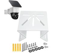 Soporte de Esquina de Metal Compatible con Eufy Security Solocam S340/E30, Eufy 4g LTE CAM S330, Amplía El Rango de Visión en Las Esquinas de La Pared Exterior, Soporte de Metal para Cámara PTZ