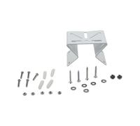 Soporte de esquina de metal para cámaras de CCTV, ángulo ajustable, soporte de pared exterior para anillo Floodlight Cam y para eufy, protección contra la corrosión, incluye tornillos, color blanco